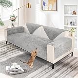 Aus Weichem Chenille Sofabezug 1/2/3/4 Sitzer L Form Sofa Couch überzug...