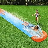 Bestway H20GO Single Water Slide, 4.88 m Inflatable Slip and Slide with Built-In...