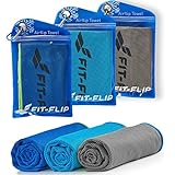 Fit-Flip Kühlhandtuch 3er Set - Cooling Towel und mikrofaser Kühltuch -...