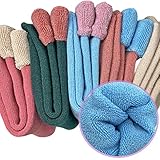 Hocerlu Damen Socken, 5 Paar Thermosocken Dicke Warme Bunte Wintersocken...