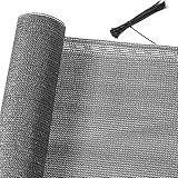 DETEX® Sichtschutz Balkon 1,4x10m Blickdicht inkl. 50 Kabelbinder Zuschneidbar...