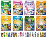 80x Kinderpflaster, Pflaster Set für Mädchen und Jungs, Strips,...