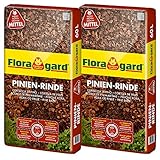 Floragard Mulch Pinienrinde 15-25 mm 2x60 L • mittel • dekorativer...