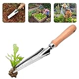 WASYPLSFOI Unkrautstecher Gartenschaufel Unkrautjäter Rasenplatz Unkrautzieher...