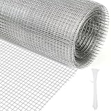 Wühlmausgitter 40cm x 7m, Maschendraht Verzinkt, Drahtgitter Feinmaschig 6 mm x...