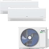 AUX A++ Klimaanlage Set Multi Split 27000 BTU (7,9 kW) - Außengerät + 2×...