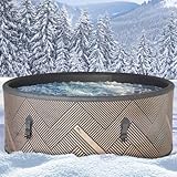 BRAST Whirlpool aufblasbar MSpa Frame Mono Eco für 6 Personen | Ø173x65cm |...