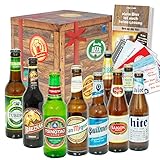 Männergeschenk/Geschenkset Bier aus aller Welt/Geschenk Geburtstag für Ihn