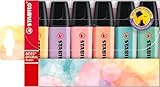 STABILO - Textmarker - BOSS ORIGINAL Pastel - 6er Pack - pudriges Gelb, cremige...