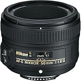 Nikon 2199 AF-S NIKKOR 50 mm 1:1,8G Objektiv (58mm Filtergewinde)