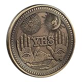 YES/NO Briefentscheidungsmünze, Ja Nein Herausforderung Münzverzierungen...