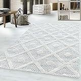 Taracarpet Kurzflor Teppich Skandi Boho für Wohnzimmer Designerteppich Tokio...