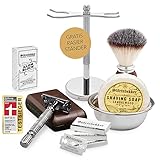 Störtebekker® Premium Gentleman Essential Set - Hochwertiges Rasierset für...