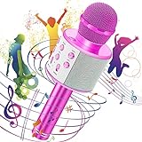Hayruoy Karaoke Mikrofon Kinder, Bluetooth Mikrofon Kinder Karaoke 4 In 1,Toll...