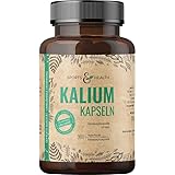 Kalium Hochdosiert - Kalium Kapseln – 300 Kapseln - Vegan - Frei von...