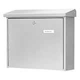 Burg Wächter Briefkasten, Mit Namensschild und Öffnungsstopp, A4...