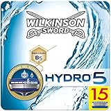 Wilkinson Sword Hydro 5 Rasierklingen für Herren Rasierer briefkastenfähig, 15...