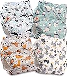 Littles and Bloomz FLP2-0406 Windel, wiederverwendbar, Standard-Popper, 4...