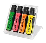 Premium-Textmarker - STABILO BOSS EXECUTIVE - 4er Pack - grün, pink, orange,...