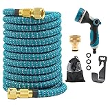 TIREX by xonic® Hochwertiger flexibler Gartenschlauch – dehnbarer...