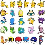 OCTORIKA Karikatur Schuhe Charms,27 Stücke PVC Shoe...