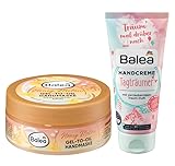 Balea 2er-Set Handpflege: Gel-To-Oil Handmaske HONEY MELON seidig weiche Hände...