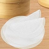 ANTHYTA 12 Stück Silikon Dämpfer Matte Antihaft Runde Steamer Pad...