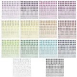 FEMBW Glitzersteine Selbstklebend, Selbstklebend Strasssteine...