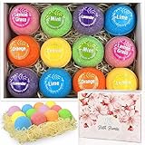 Badebomben -12 Sprudelbäder mit rein natürlichen ätherischen Ölen –...