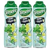 Teisseire Getränke-Sirup Mojito 0% 600ml - Cocktails Milchshakes (3er Pack)