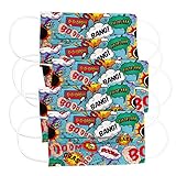CRAZE 5er Set bunte Mundmaske für Kinder Einwegmaske Gesichtsmaske 3-lagig...