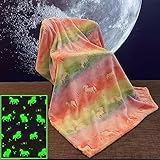 Situhaonan Einhorn Decke Glow In The Dark Kinder Kuscheldecke Flauschig MäDchen...