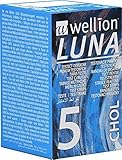 Wellion LUNA Cholesterin-Teststreifen, 5 Stück