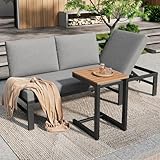 Gegtuon Gartenmöbel Sitzgruppe für Garten für 3 Personen, Möbel Outdoor...