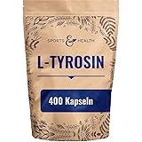 L-Tyrosin - 400 Kapseln - Eigene Produktion - L Tyrosin hochdosiert, L Tyrosine,...
