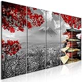 murando Acrylglasbild 200x80 cm 5 Teilig Wandbild auf Acryl Glasbilder...