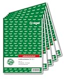 SIGEL SD011 Lieferscheine A5, 2x40 Blatt, selbstdurchschreibend, 5er Pack,...