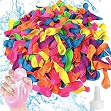 Wasserbomben Pack 100 Luftballons für Kinder Erwachsene, Mini Latex Ballons...