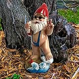 JOKBEN Gartenzwerg GNOME Ornament Life Ring Design Garten Skulpturen oder...