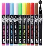 STATIONERY ISLAND Kreidestifte für Tafel Abwaschbar, Kreidestift für Fenster,...