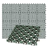 BigDean 20x Rasengitter Paddockplatte 50x50 cm Rasenmatten Rasenwaben Kiesgitter...