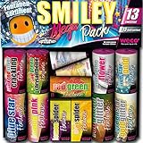 Krause & Sohn Smiley Mega Pack Kinderfeuerwerk mit 13 Einzelteilen...