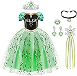 URAQT Mädchen Kostüm Kleid, Kinder Prinzessin Kostüm für Karneval Party...