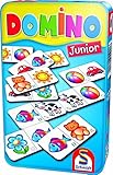 Schmidt Spiele 51240 Domino Junior, Bring Mich mit Spiel in der Metalldose