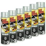 FAST-FINISH 430244 Set Wheel beinhaltet 6X Felgensilber 500ml