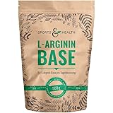 L Arginin Base Pulver - 500g Veganes Arginin Pulver 5g pro Tagesdosis -...