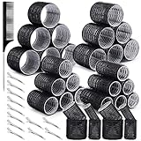 37 Stücke Lockenwickler Locken Set Lockenwickler Groß mit 4 Größen 64mm 48mm...