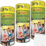 Favorit Anzündwürfel 3er Pack (3x100 Stück Dose) +20% gratis + usy Block