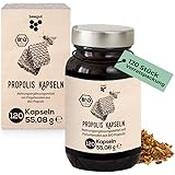 beegut BIO Propolis Kapseln mit BIO Propolis Extrakt in pflanzlicher Kapsel, das...
