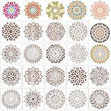 18 Stück Malen Schablonen Set, 10.1cm und 15.2cm Mandala Schablonen,...